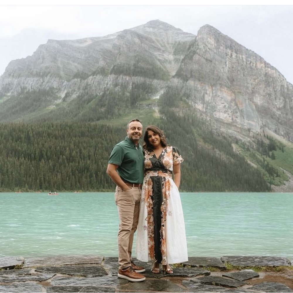 Anthropologie Peregrine Floral Maxi Dress in Black, White, Green and Rust